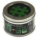 Łamigłówka metalowa w puszce - #1 (zielona) - poziom 2/4 Eureka 3D
