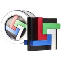 Łamigłówka metalowa w puszce - Quad L (kolorowa) - poziom 3/4 Eureka 3D
