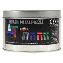 Łamigłówka metalowa w puszce - Quad L (kolorowa) - poziom 3/4 Eureka 3D