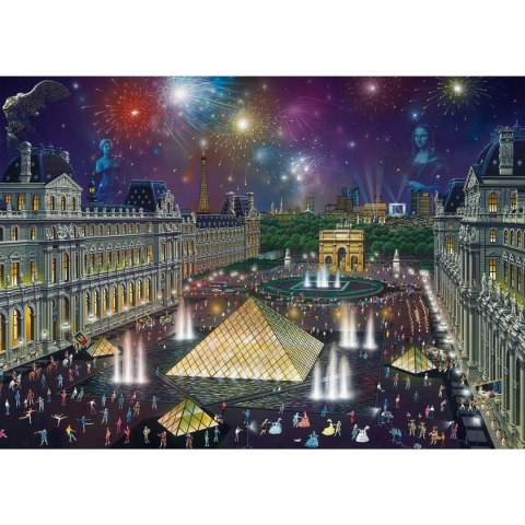 PQ Puzzle 1000 el. ALEXANDER CHEN Fajerwerki nad Luwrem / Paryż / Francja Schmidt - puzzle