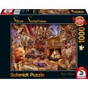 PQ Puzzle 1000 el. STEVE SUNDRAM Zwierzaki czytają książki (Story Mania) Schmidt - puzzle