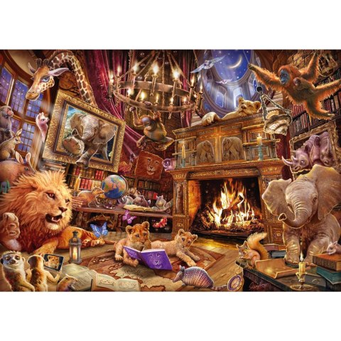 PQ Puzzle 1000 el. STEVE SUNDRAM Zwierzaki czytają książki (Story Mania) Schmidt - puzzle