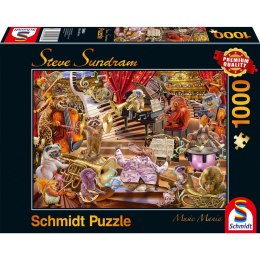PQ Puzzle 1000 el. STEVE SUNDRAM Zwierzaki grają koncert (Music Mania) Schmidt - puzzle