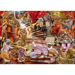 PQ Puzzle 1000 el. STEVE SUNDRAM Zwierzaki grają koncert (Music Mania) Schmidt - puzzle