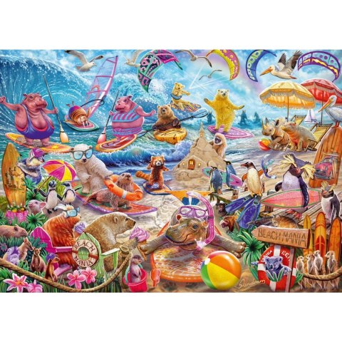 PQ Puzzle 1000 el. STEVE SUNDRAM Zwierzaki na plaży (Beach Mania) Schmidt - puzzle