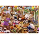 PQ Puzzle 1000 el. STEVE SUNDRAM Zwierzaki w kuchni (Chef Mania) Schmidt - puzzle