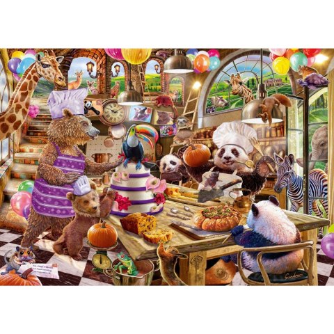 PQ Puzzle 1000 el. STEVE SUNDRAM Zwierzaki w kuchni (Chef Mania) Schmidt - puzzle