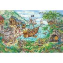Puzzle 100 el. Zatoka piratów + flaga Schmidt - puzzle
