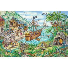 Puzzle 100 el. Zatoka piratów + flaga Schmidt - puzzle