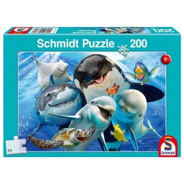 Puzzle 200 el. Podwodni przyjaciele Schmidt - puzzle
