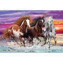 Puzzle 200 el. Trzy dzikie konie Schmidt - puzzle