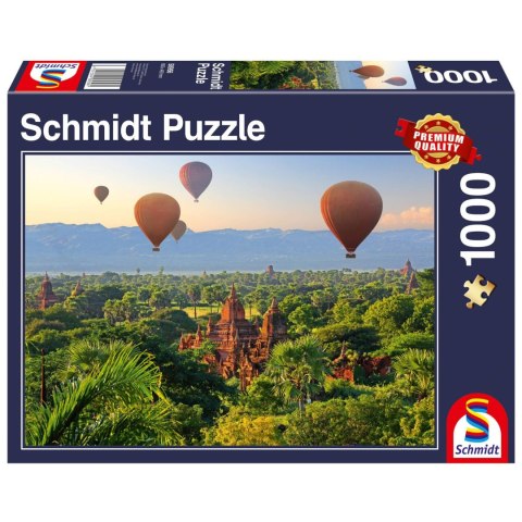 PQ Puzzle 1000 el. Balony nad Mandalaj / Mjanma Schmidt - puzzle
