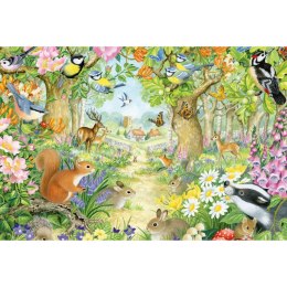 Puzzle 100 el. Leśne zwierzęta Schmidt - puzzle