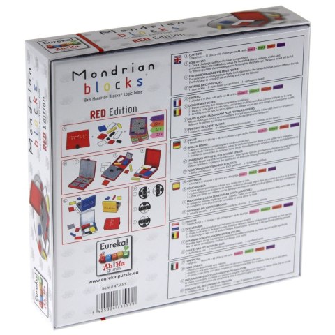 Ah!Ha - Blok Mondriana (czerwony) - gra logiczna Eureka 3D