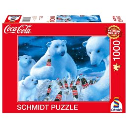 PQ Puzzle 1000 el. COCA-COLA Niedźwiedzie polarne Schmidt - puzzle