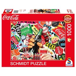 PQ Puzzle 1000 el. COCA-COLA Reklama Schmidt - puzzle