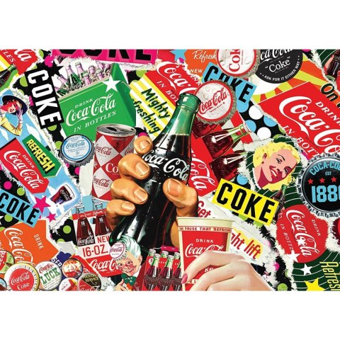 PQ Puzzle 1000 el. COCA-COLA Reklama Schmidt - puzzle