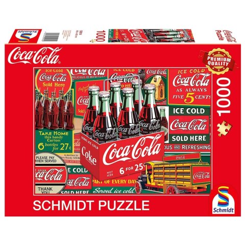 PQ Puzzle 1000 el. COCA-COLA Tradycja Schmidt - puzzle
