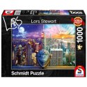 PQ Puzzle 1000 el. LARS STEWART Nowy Jork / USA (Dzień / Noc) Schmidt - puzzle