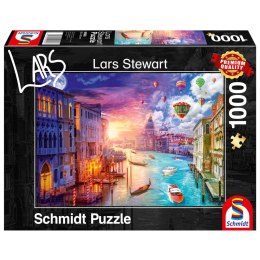 PQ Puzzle 1000 el. LARS STEWART Wenecja / Włochy (Dzień / Noc) Schmidt - puzzle