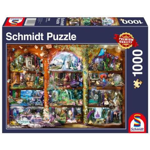 PQ Puzzle 1000 el. Magiczny świat bajek Schmidt - puzzle