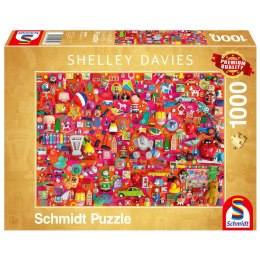 PQ Puzzle 1000 el. SHELLEY DAVIES Zabawki Retro Schmidt - puzzle