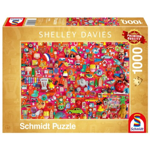 PQ Puzzle 1000 el. SHELLEY DAVIES Zabawki Retro Schmidt - puzzle