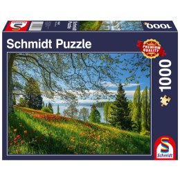 PQ Puzzle 1000 el. Wyspa kwitnących tulipanów Schmidt - puzzle