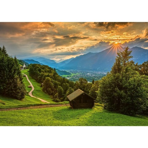 PQ Puzzle 1500 el. Zachód słońca nad Wambergiem / Bawaria / Niemcy Schmidt - puzzle