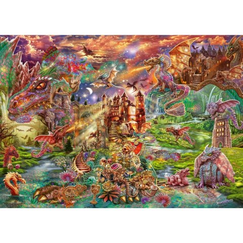 PQ Puzzle 2000 el. Smoczy skarb Schmidt - puzzle
