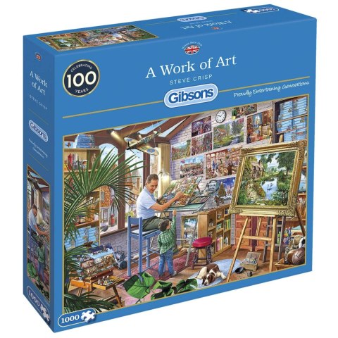 Puzzle 1000 el. Dzieło sztuki Gibsons