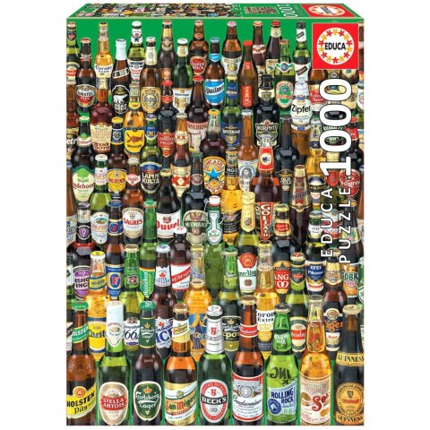 Puzzle 1000 el. Piwa świata Educa