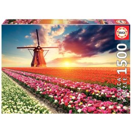 Puzzle 1500 el. Pole tulipanów Educa