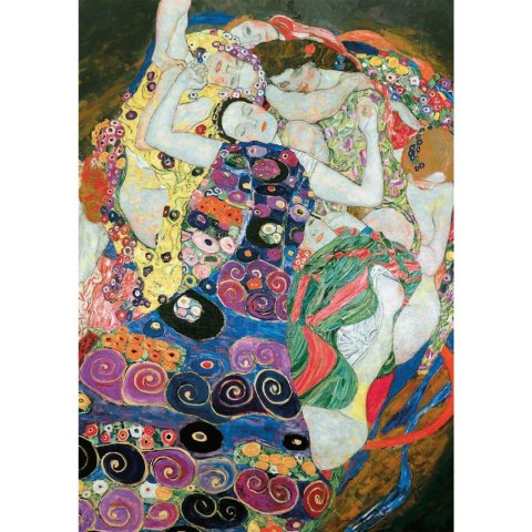 Puzzle 2 x 1000 el. Pocałunek / Dziewica, Gustav Klimt Educa