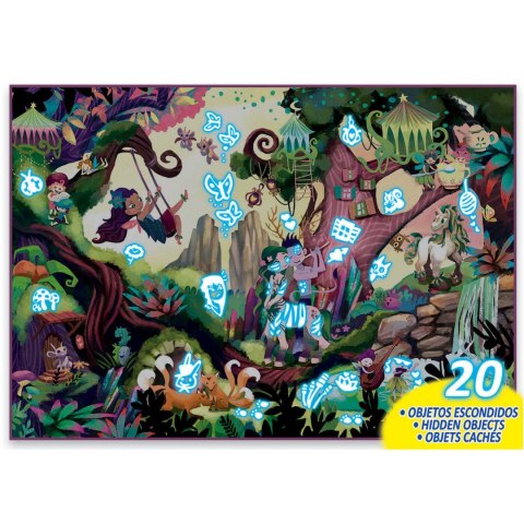 Puzzle 200 el. Magiczny las (Mysterious) Educa