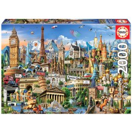 Puzzle 2000 el. Symbole Europy Educa