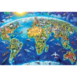 Puzzle 2000 el. Zabytki całego świata Educa