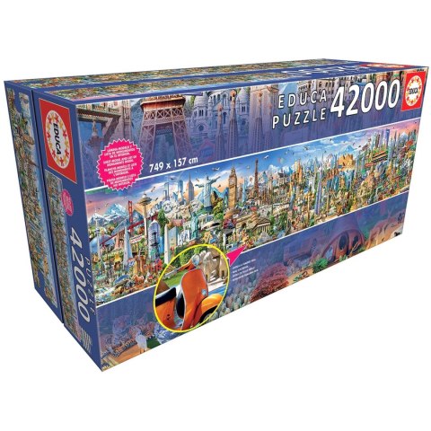 Puzzle 42000 el. Dookoła świata Educa