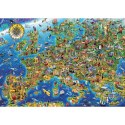 Puzzle 500 el. Mapa Europy Educa