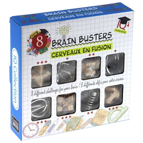 Łamigłówka Pogromcy Mózgu (Brain Busters) - 8 szt. Eureka 3D