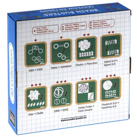 Łamigłówka Pogromcy Mózgu (Brain Busters) - 8 szt. Eureka 3D