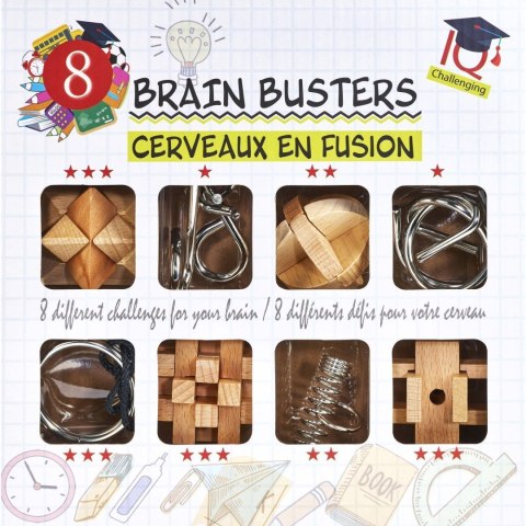 Łamigłówka Pogromcy Mózgu (Brain Busters) - 8 szt. Eureka 3D