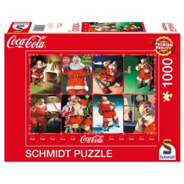 PQ Puzzle 1000 el. COCA-COLA Święty Mikołaj Schmidt - puzzle