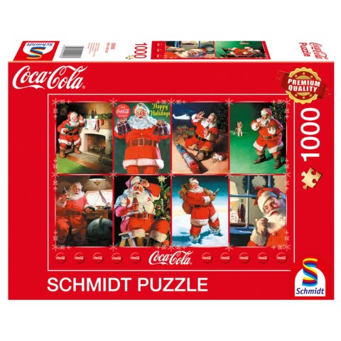 PQ Puzzle 1000 el. COCA-COLA Święty Mikołaj Schmidt - puzzle