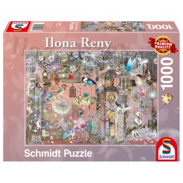 PQ Puzzle 1000 el. ILONA RENY Różowe piękno Schmidt - puzzle