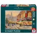 PQ Puzzle 1000 el. THOMAS KINKADE Świąteczne życzenie Schmidt - puzzle