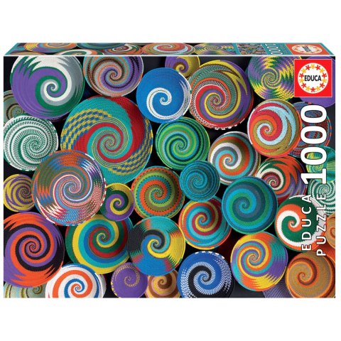 Puzzle 1000 el. Afrykańskie kosze Educa