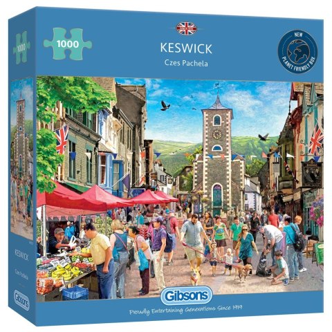 Puzzle 1000 el. Keswick / Kumbria / Anglia Gibsons