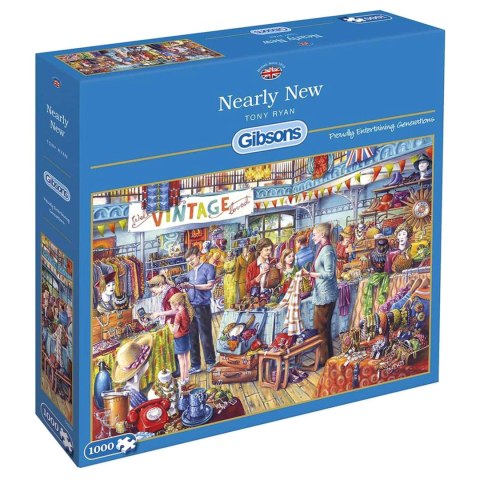 Puzzle 1000 el. Prawie nowe Gibsons