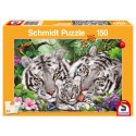 Puzzle 150 el. Rodzina tygrysów Schmidt - puzzle